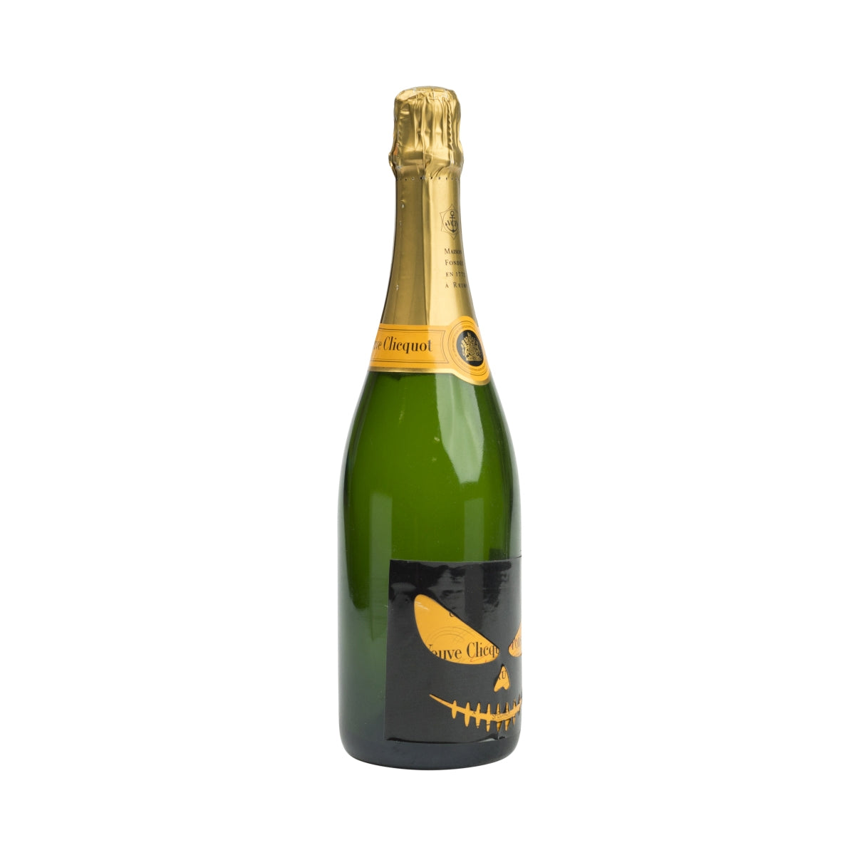 Veuve Clicquot Champagne Bottiglia da esposizione 0,7 l Yelloween VUOTA Decorativa Fittizia Vuota Bar – Vista 2