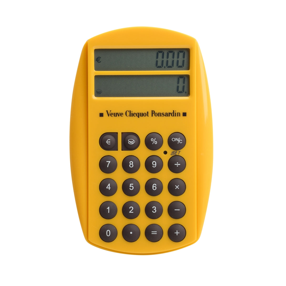 Calcolatrice Veuve Clicquot Champagne Mini Orange Ponsardin Retro da collezione