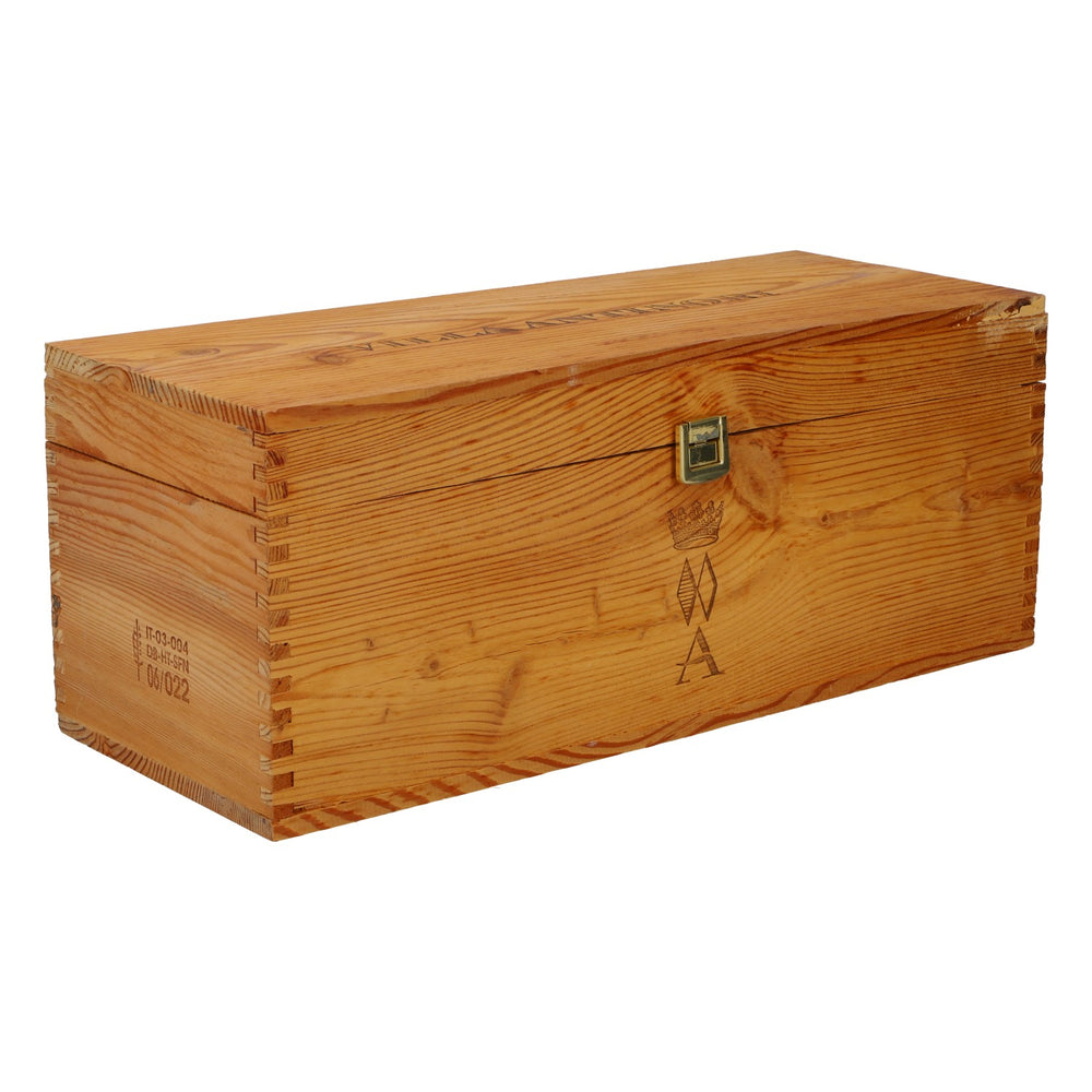 Villa Antinori - Cassa di legno per vino - Decorazione d'interni - 16x40,5x16 cm