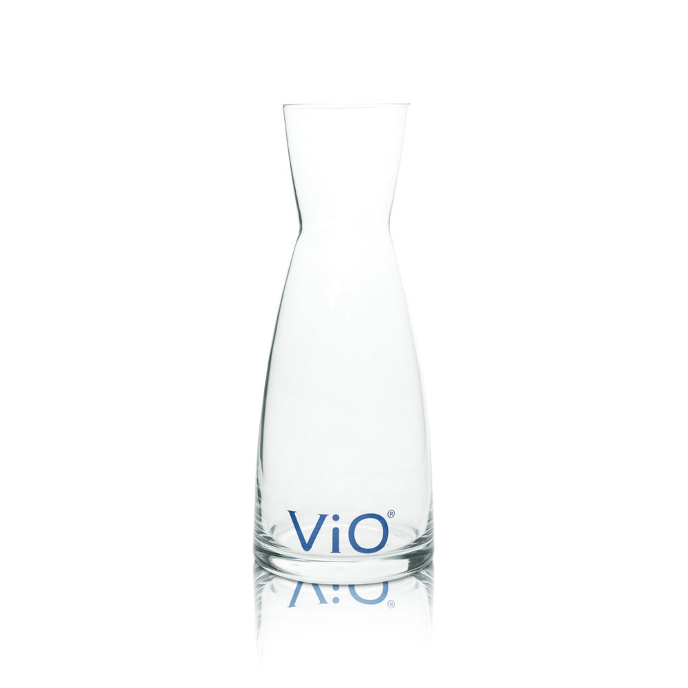 Vio Caraffa per acqua 1 l Brocca in vetro con beccuccio Pitcher Caraffa Acqua minerale Gastronomia