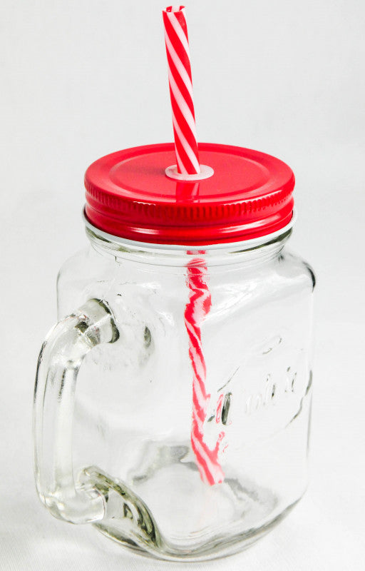 Acqua Volvic Bicchiere Icetee Jar Bicchieri Bicchieri Iceteekrug  Versione rossa – Vista 2