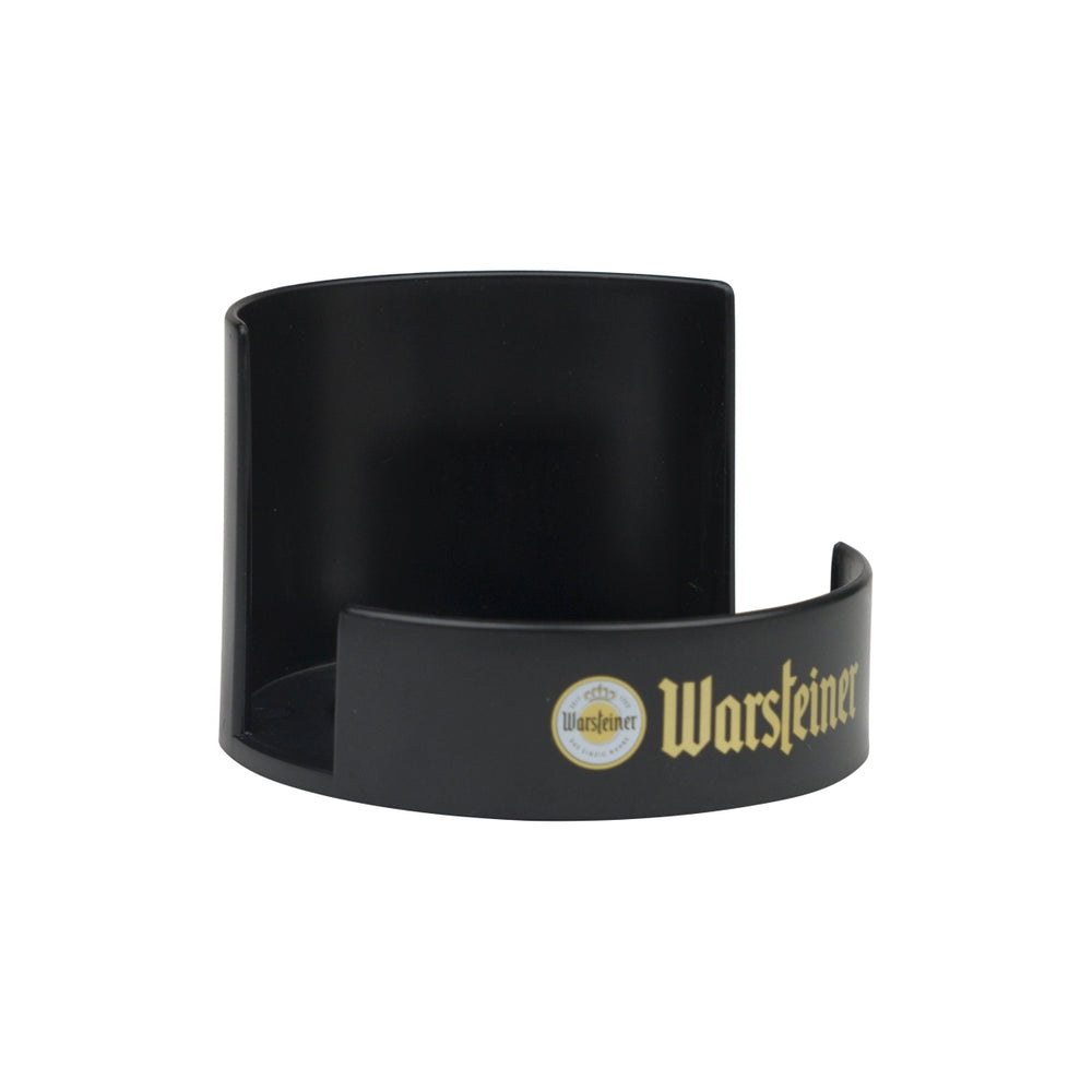 Set da 2 supporti per tappi Warsteiner, espositori da tavolo, supporti in feltro per birra per la ristorazione
