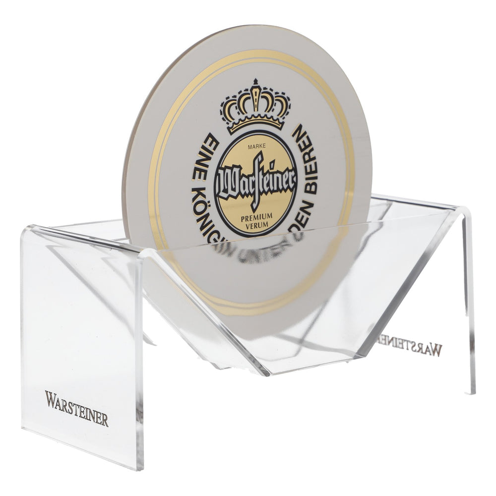 Warsteiner Birra Sottobicchiere in acrilico Rotondo Espositore da tavolo