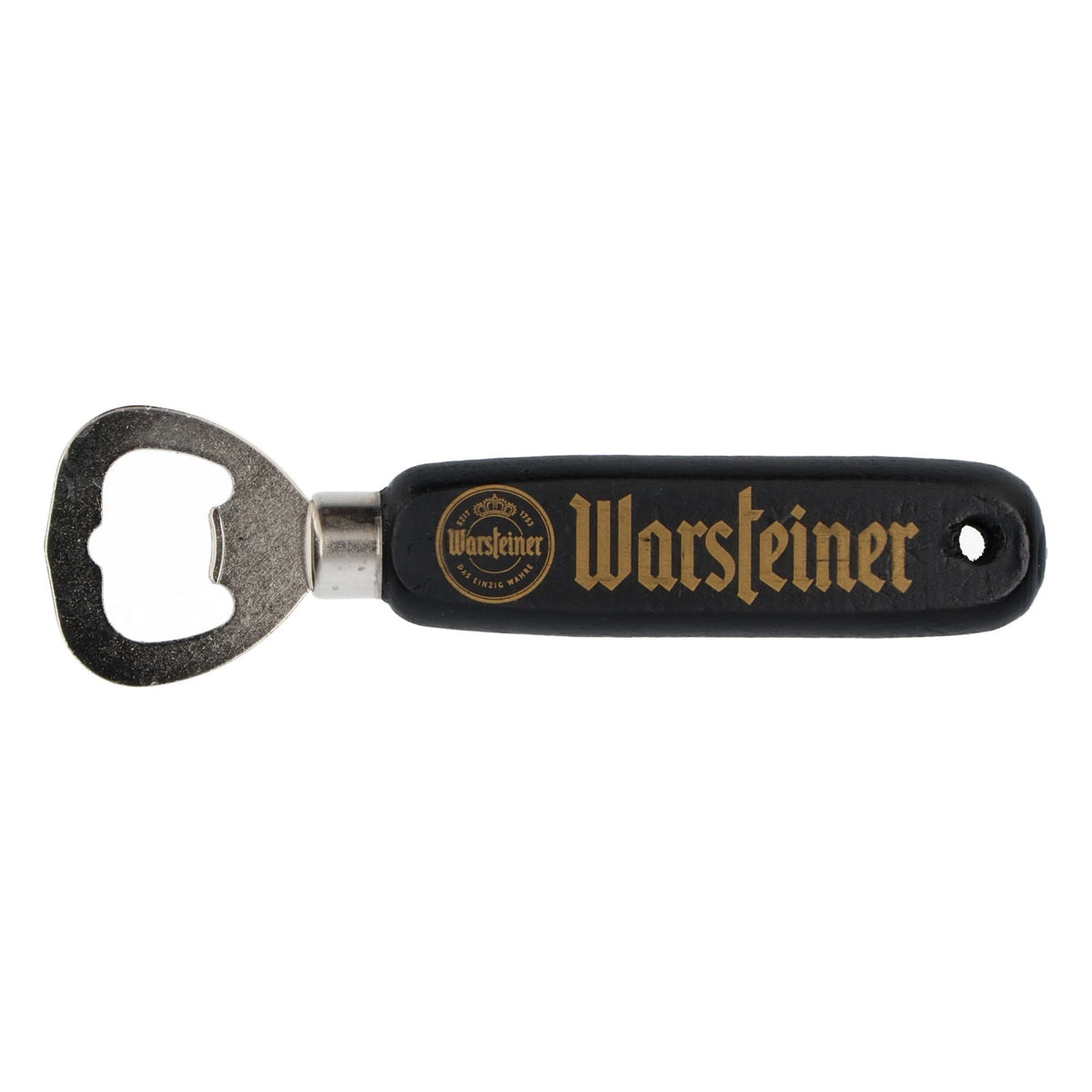 Warsteiner Birra Apribottiglie retrò in vero legno Apribottiglie versione nera – Vista 2