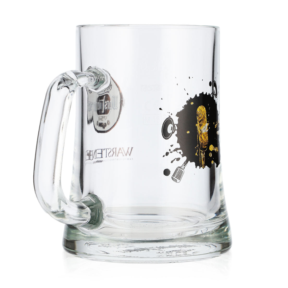 Bicchiere da birra Warsteiner da 0,3 l, design musicale in edizione limitata "Microfono" Rastal – Vista 4