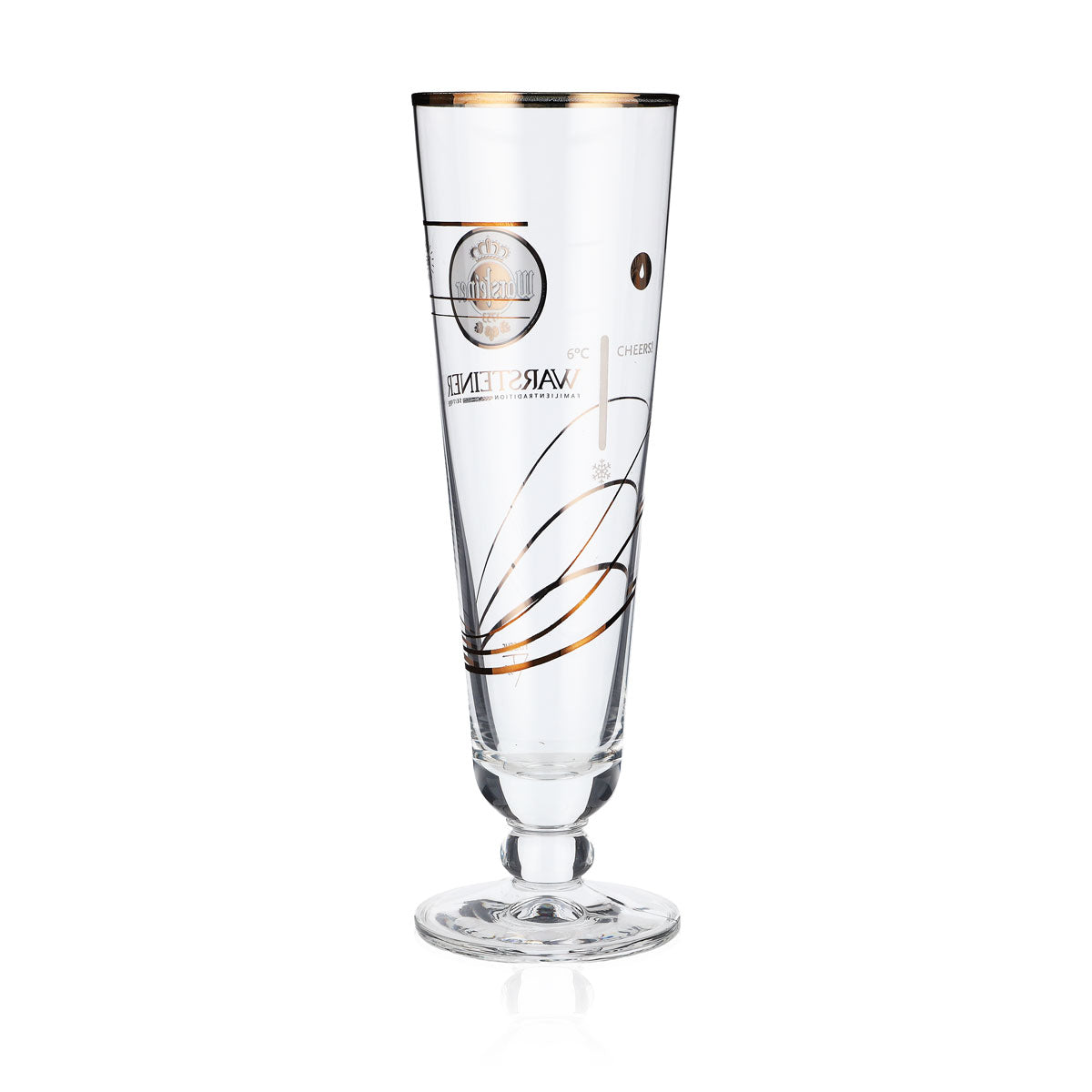 Bicchiere da birra Warsteiner Bicchieri da birra Istruzioni Bicchiere da birra con temperatura colorata "F" – Vista 3