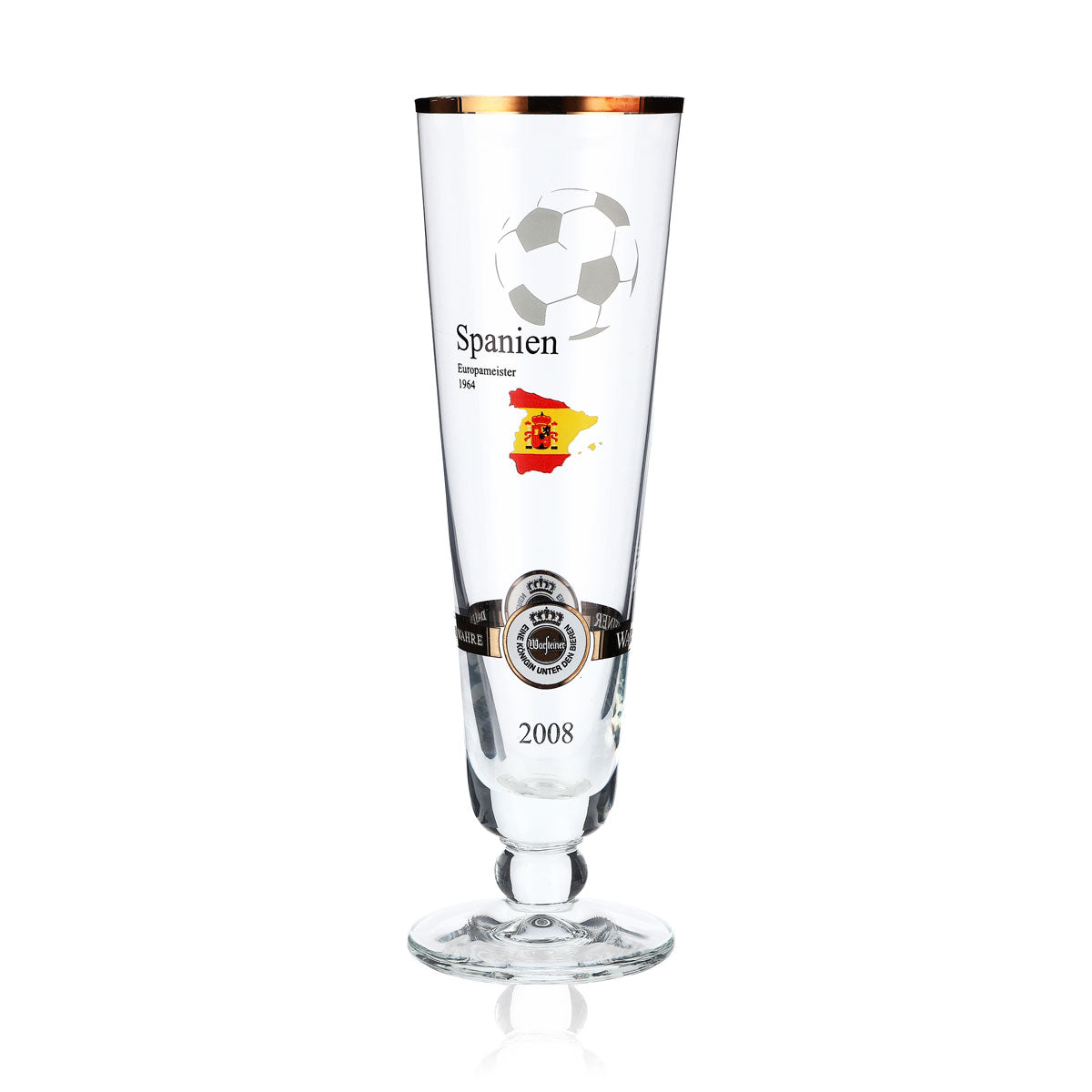 Bicchieri da birra Warsteiner Edizione annuale EM 2008 Bicchiere Nazione "Spagna"