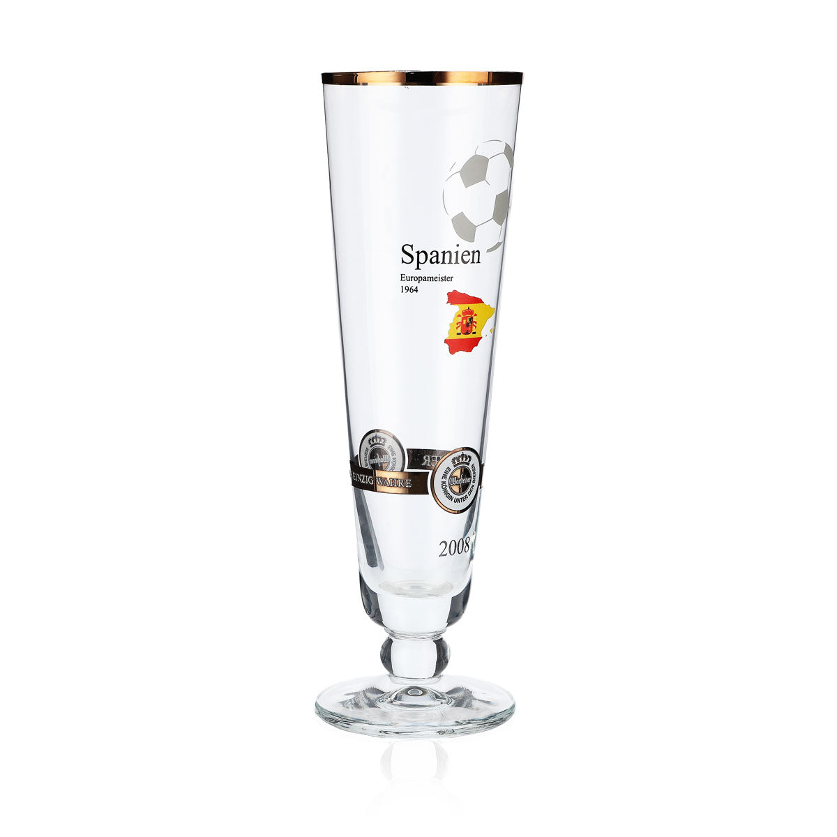 Bicchieri da birra Warsteiner Edizione annuale EM 2008 Bicchiere Nazione "Spagna" – Vista 2