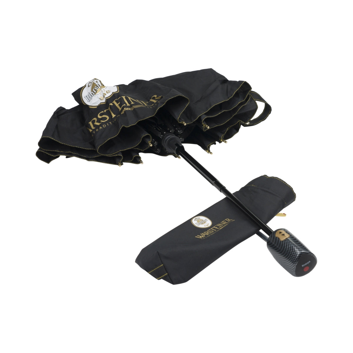 Ombrello pieghevole Warsteiner Bier Knirps Ombrello tascabile automatico Mini Pocket Travel – Vista 6