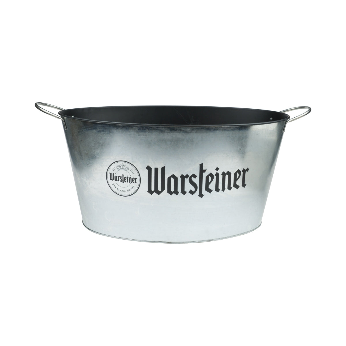 Warsteiner Raffredda birra Vaschetta per ghiaccio 25 l Secchiello Birrificio Metallico Manico Bottiglie