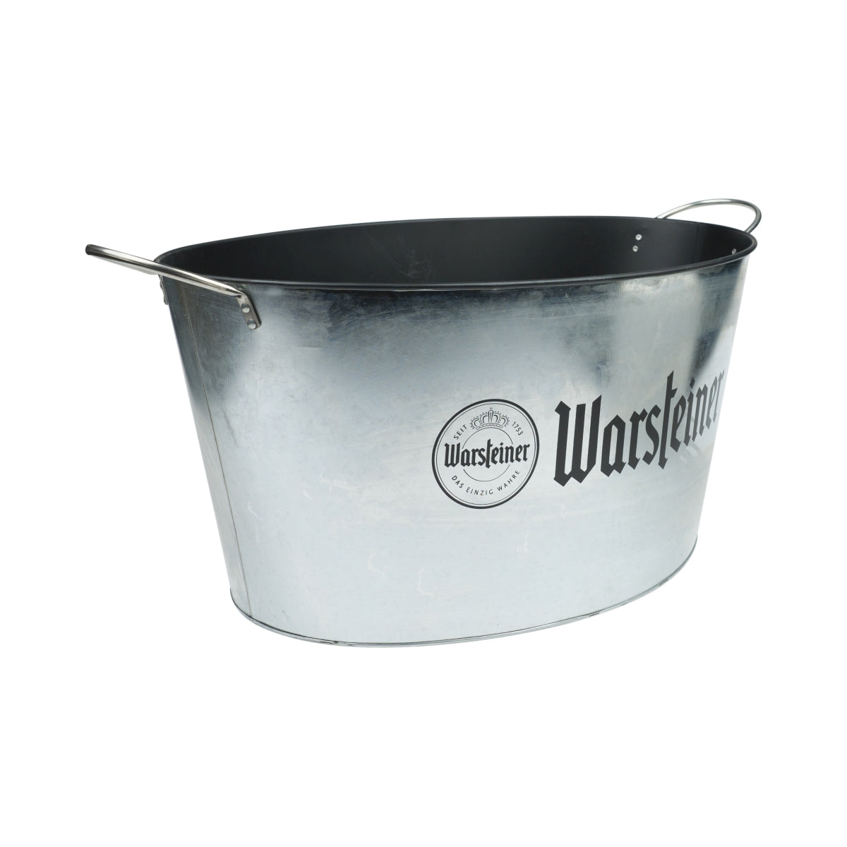 Warsteiner Raffredda birra Vaschetta per ghiaccio 25 l Secchiello Birrificio Metallico Manico Bottiglie – Vista 2