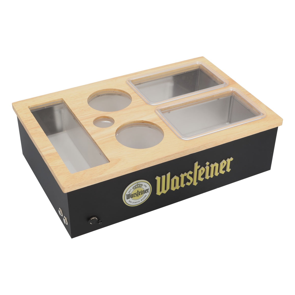 Birra Warsteiner Insegna luminosa a LED Altoparlante Bluetooth Scatola per snack Scatola per servire – Vista 3