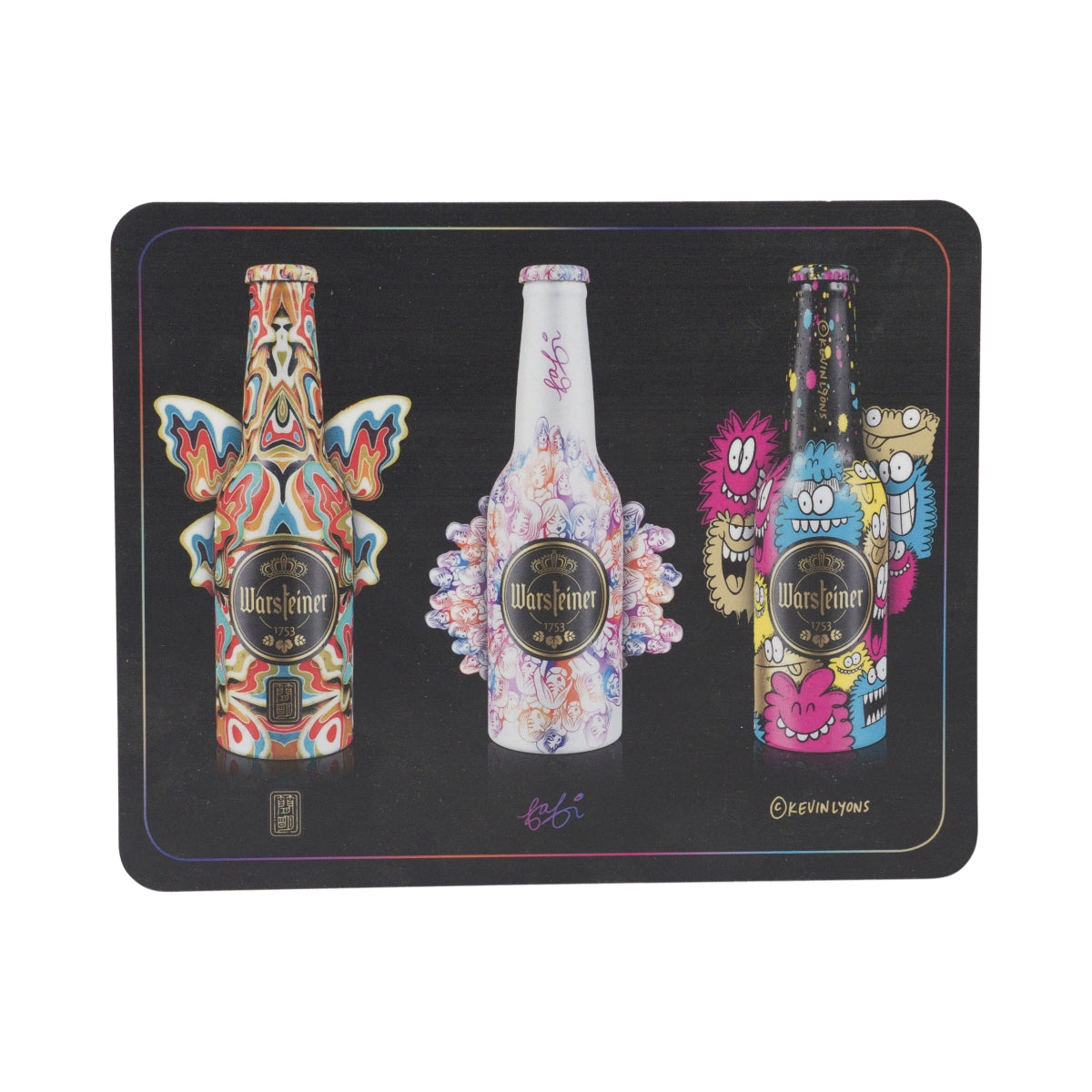 Tappetino per mouse Warsteiner Kevin Lyons Edition Mousepad antiscivolo per PC
