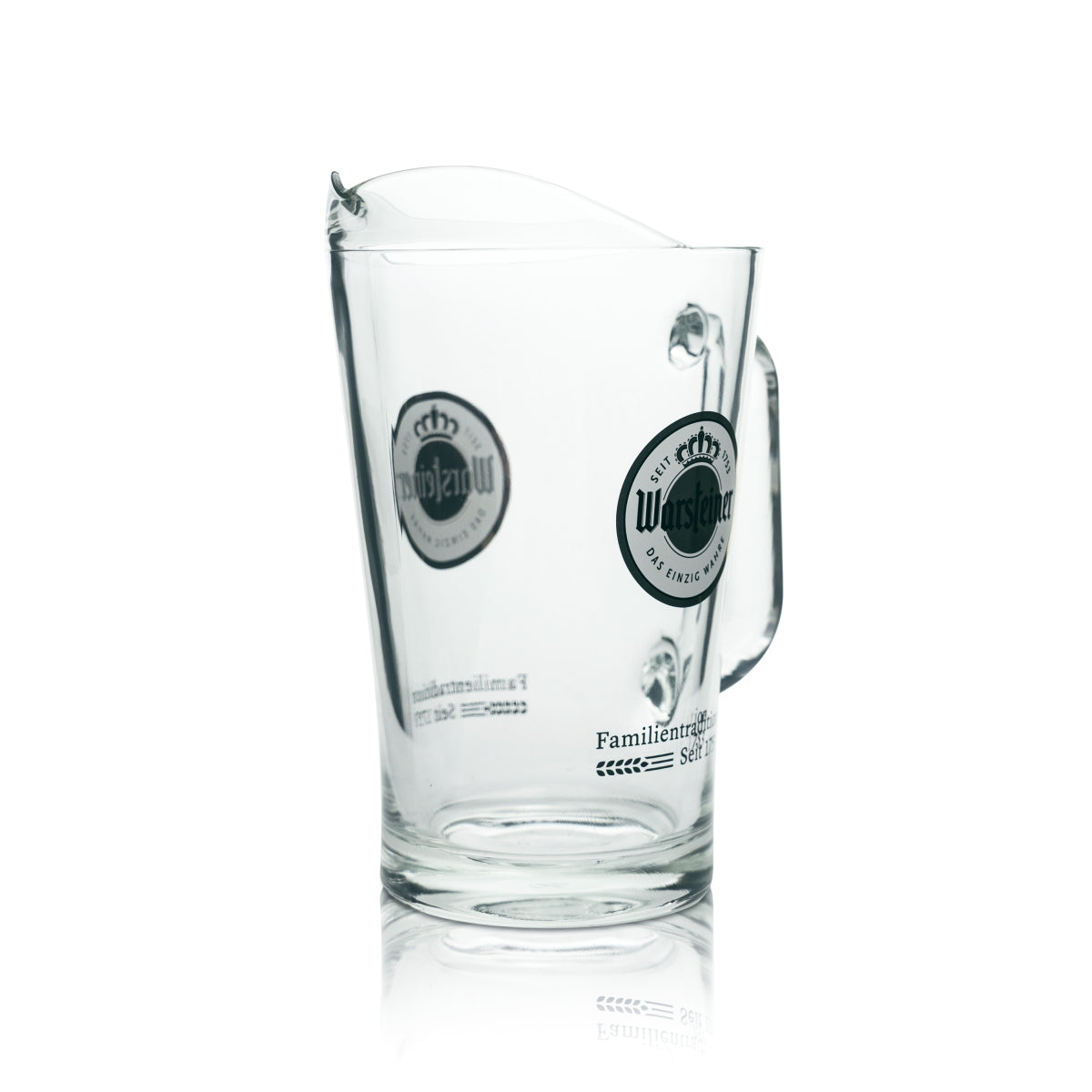 Bira Warsteiner Pitcher 1,5 l Caraffa in vetro Brocca con beccuccio Secchiello Manico – Vista 2