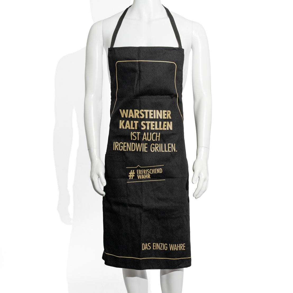 Grembiule Warsteiner Bier Grembiule da cameriere Grembiule da barbecue Grembiule da bistrot nero