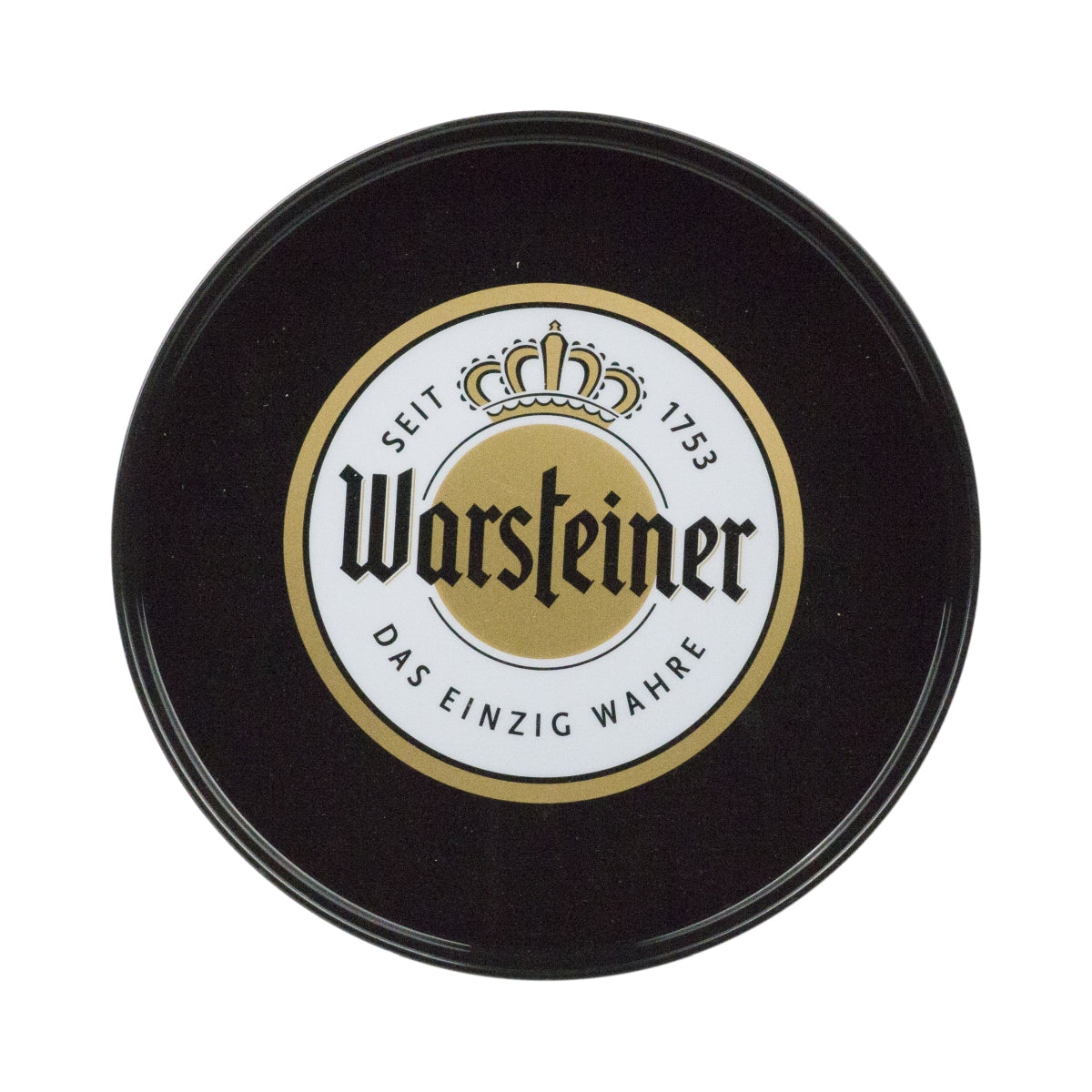 Vassoio Warsteiner Bier nero 31 cm Vassoio da ristorazione Bicchieri da cameriere Antiscivolo