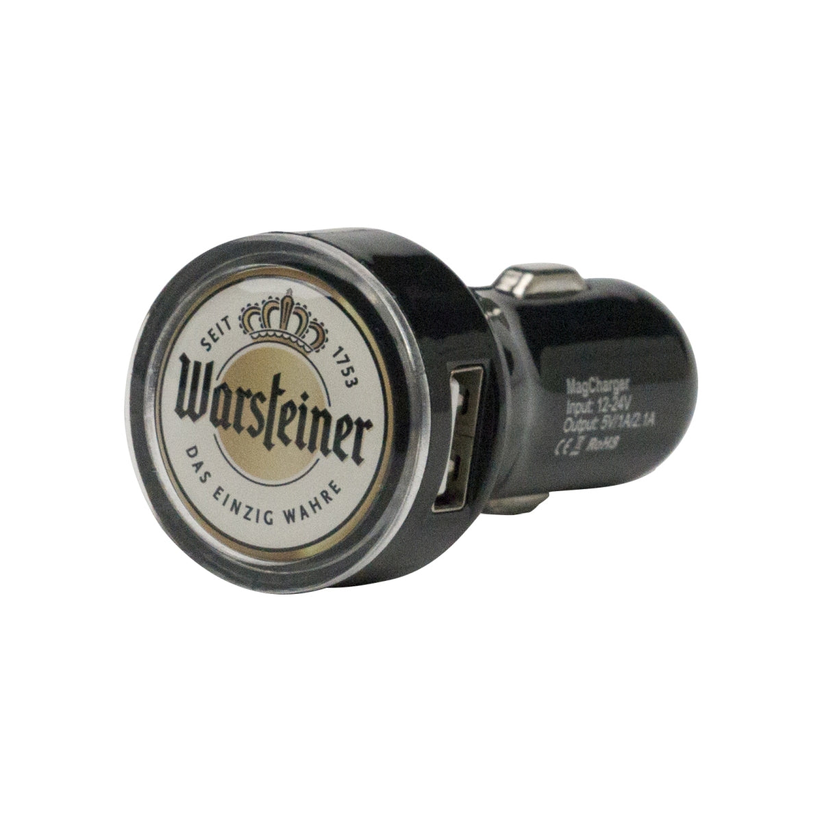 Warsteiner Birra Accendisigari Caricabatteria USB Adattatore per auto Distributore Ventilatore