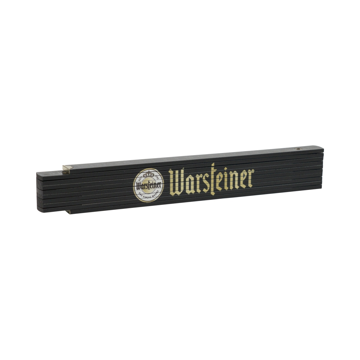 Warsteiner Birra Zollstock 2 m metro pieghevole con scala angolare Qualità nero legno Bar