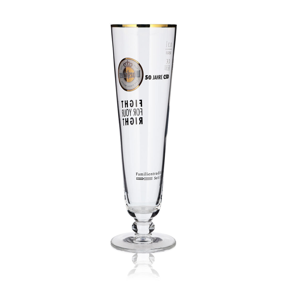 Bicchiere da birra Warsteiner Bicchieri Bicchiere da birra a tulipano Edizione speciale "CSD 2019" 0,3 l – Vista 3