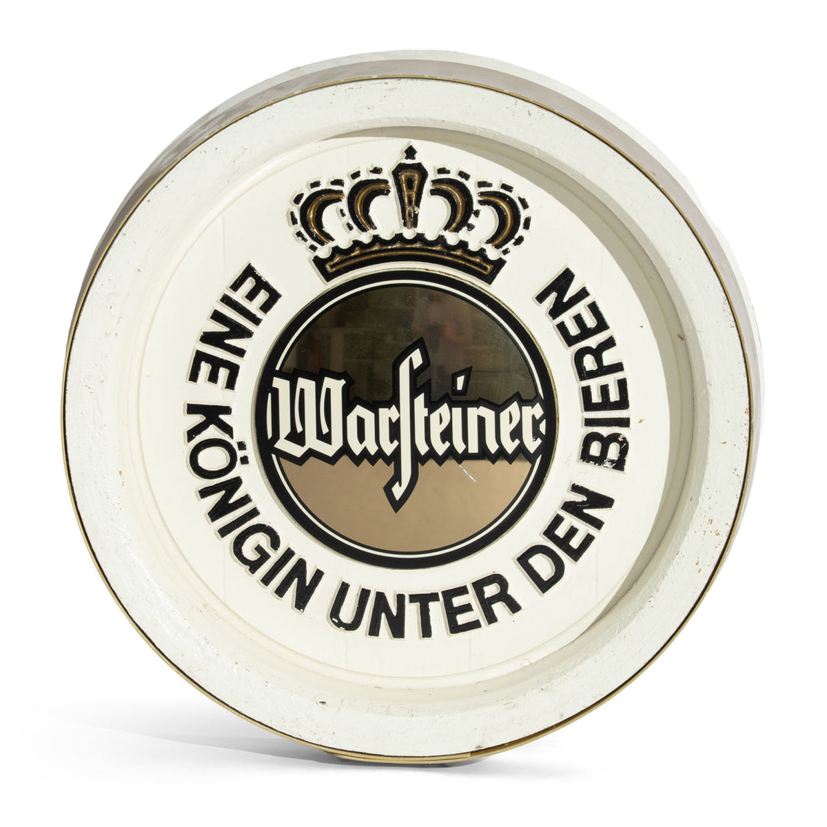 Warsteiner Fassboden Insegna pubblicitaria Effetto legno vero Insegna da parete Decorazione Pubblicità