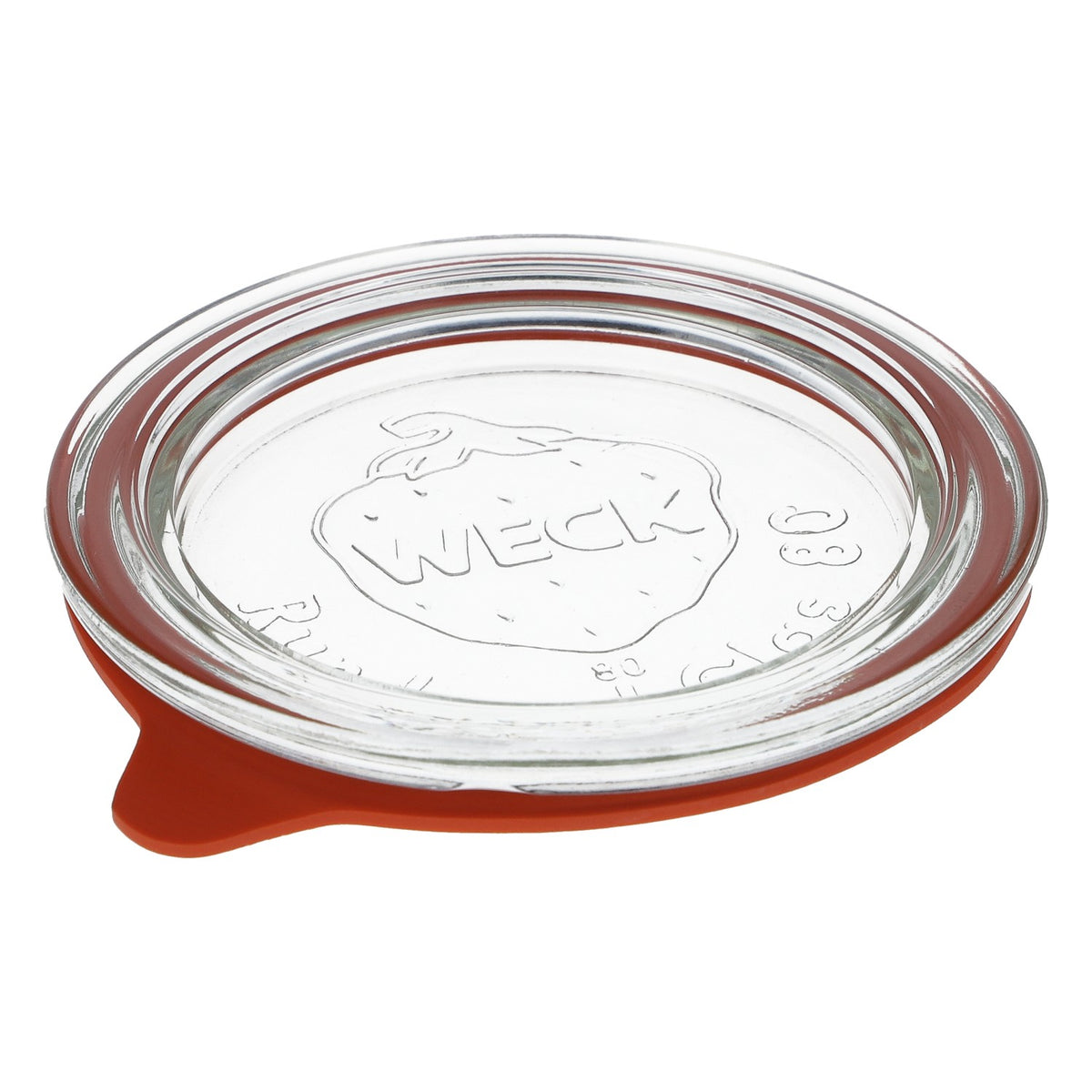 Coperchio per barattolo Weck con guarnizione in gomma, diametro 9 cm, bordo arrotondato 80 – Vista 2