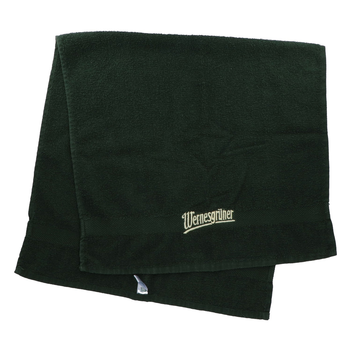 Asciugamano da bar Wernesgrüner Bier Bartowel verde 92x48 con logo