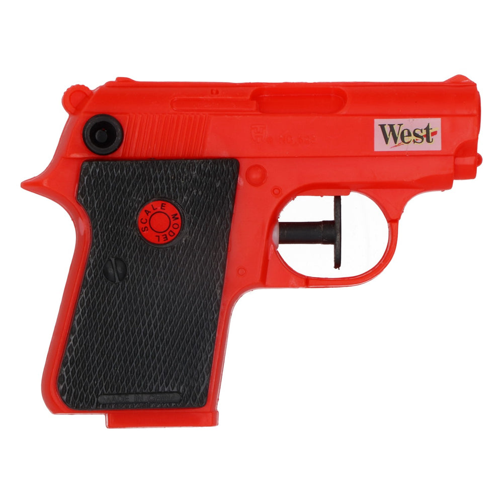 Pistola ad acqua per sigarette West Divertimento per bambini Plastica originale anni '80 rosso
