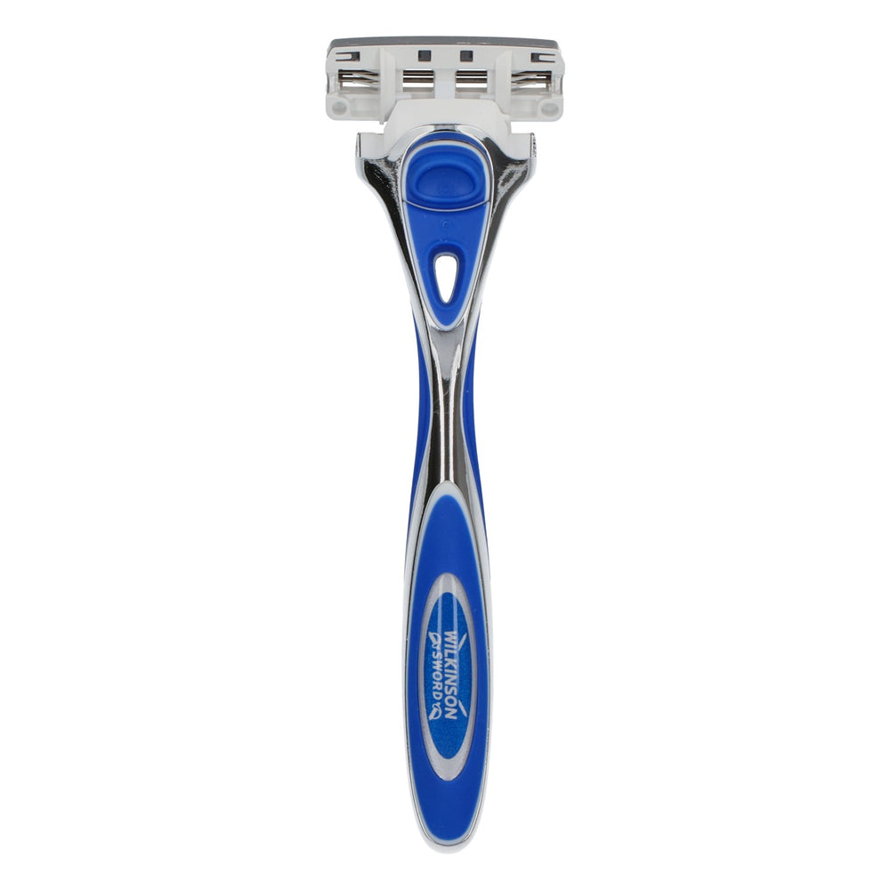 Rasoio Wilkinson Sword Hydro 3 con 3 lame UltraGlide, blu, rasatura confortevole
