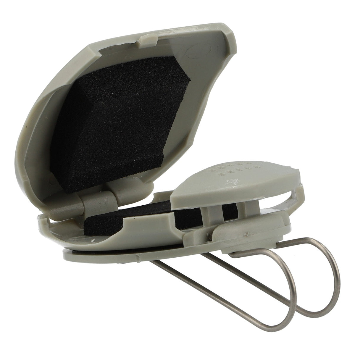 WimexX Clip per occhiali, visiera parasole grigia, supporto per auto, protezione per occhiali da auto – Vista 3