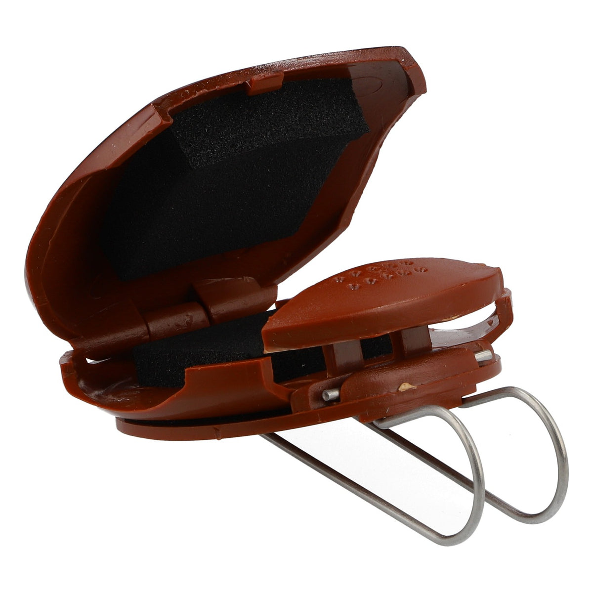 WimexX Clip per occhiali con visiera parasole, design color rame, supporto per occhiali da auto, facile da usare – Vista 3