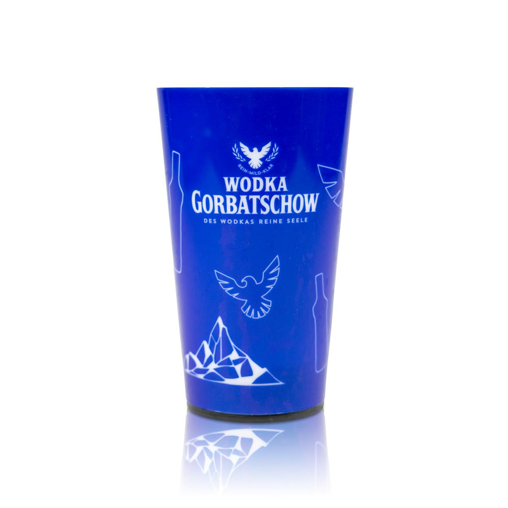 Vodka Gorbatschow Lumi Bicchiere 0,44 l LED Riutilizzabile Bicchieri in plastica Long drink