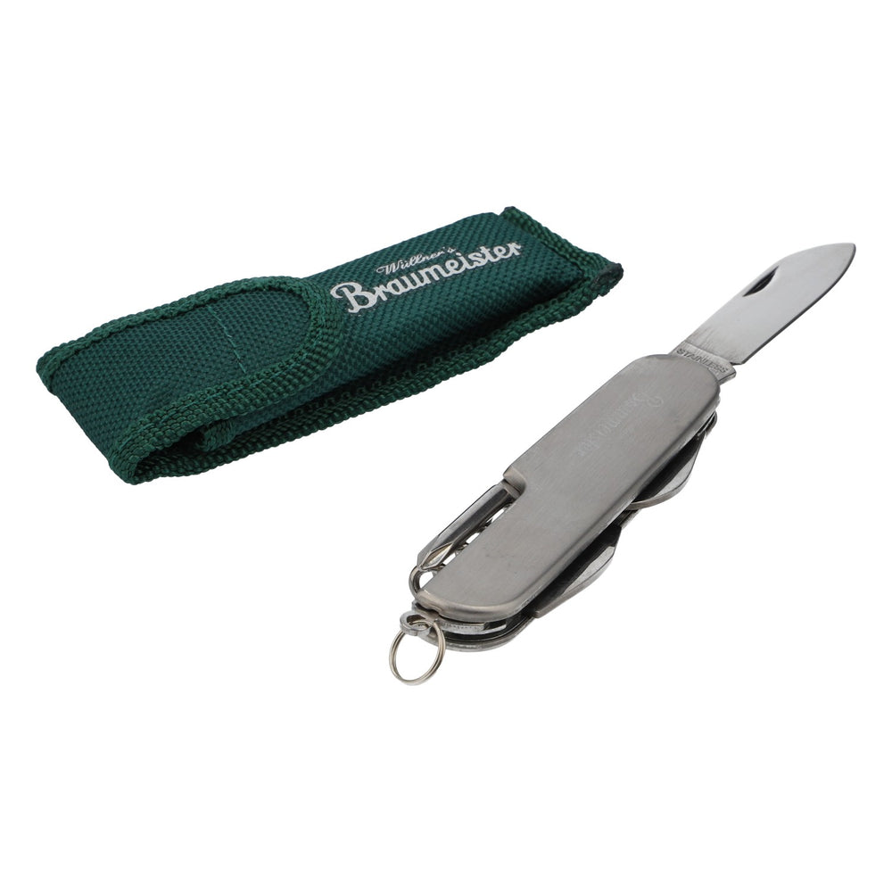 Coltello multifunzione Wüllners Braumeister Bier con custodia