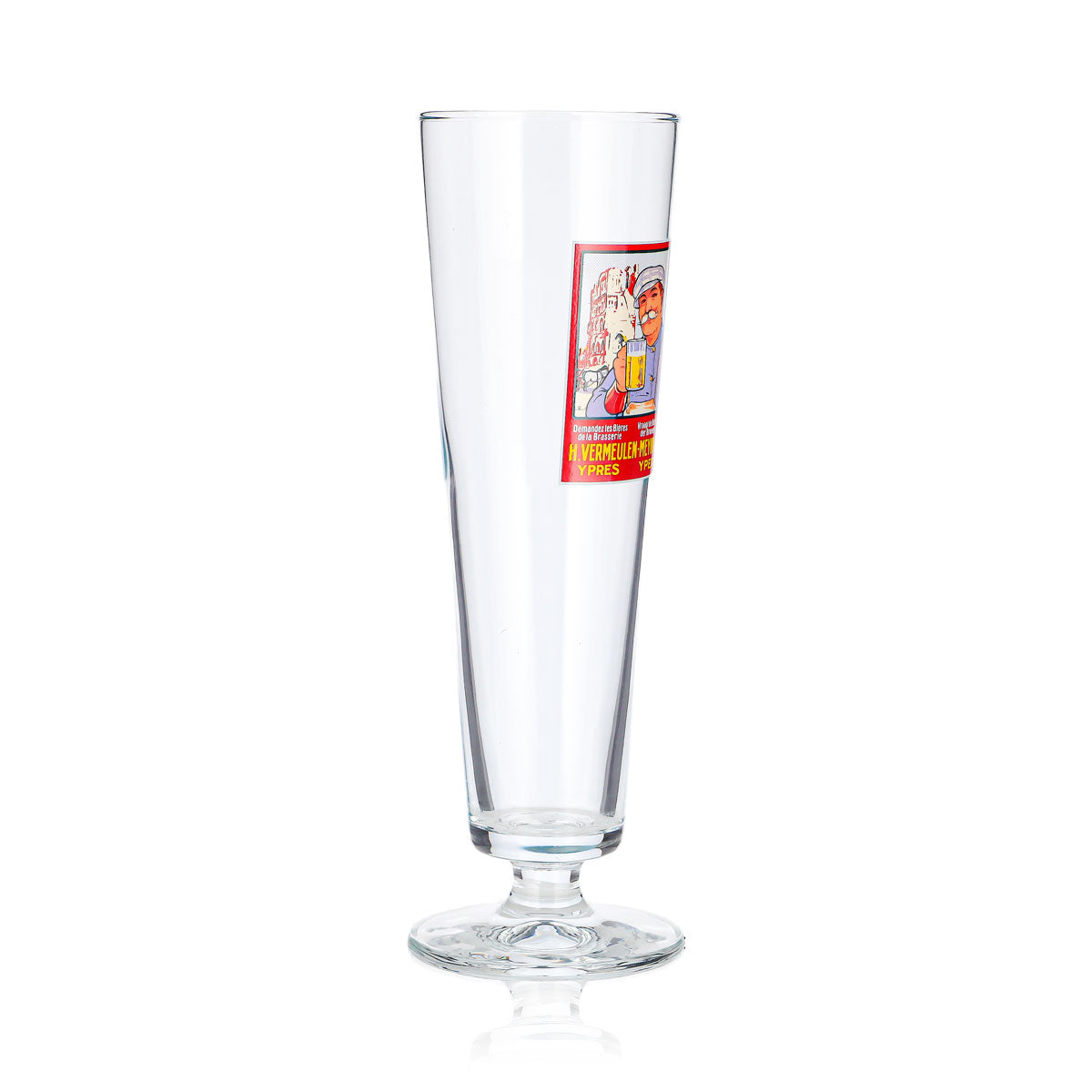 Bicchiere da birra Ypra da 0,32 l, modello "Pokal", H.VERMEULEN-MEYNNE, ritratto rosso – Vista 2