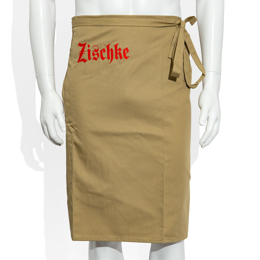 Zischke Bicchiere da birra Grembiule da cameriere beige Grembiule in tessuto misto